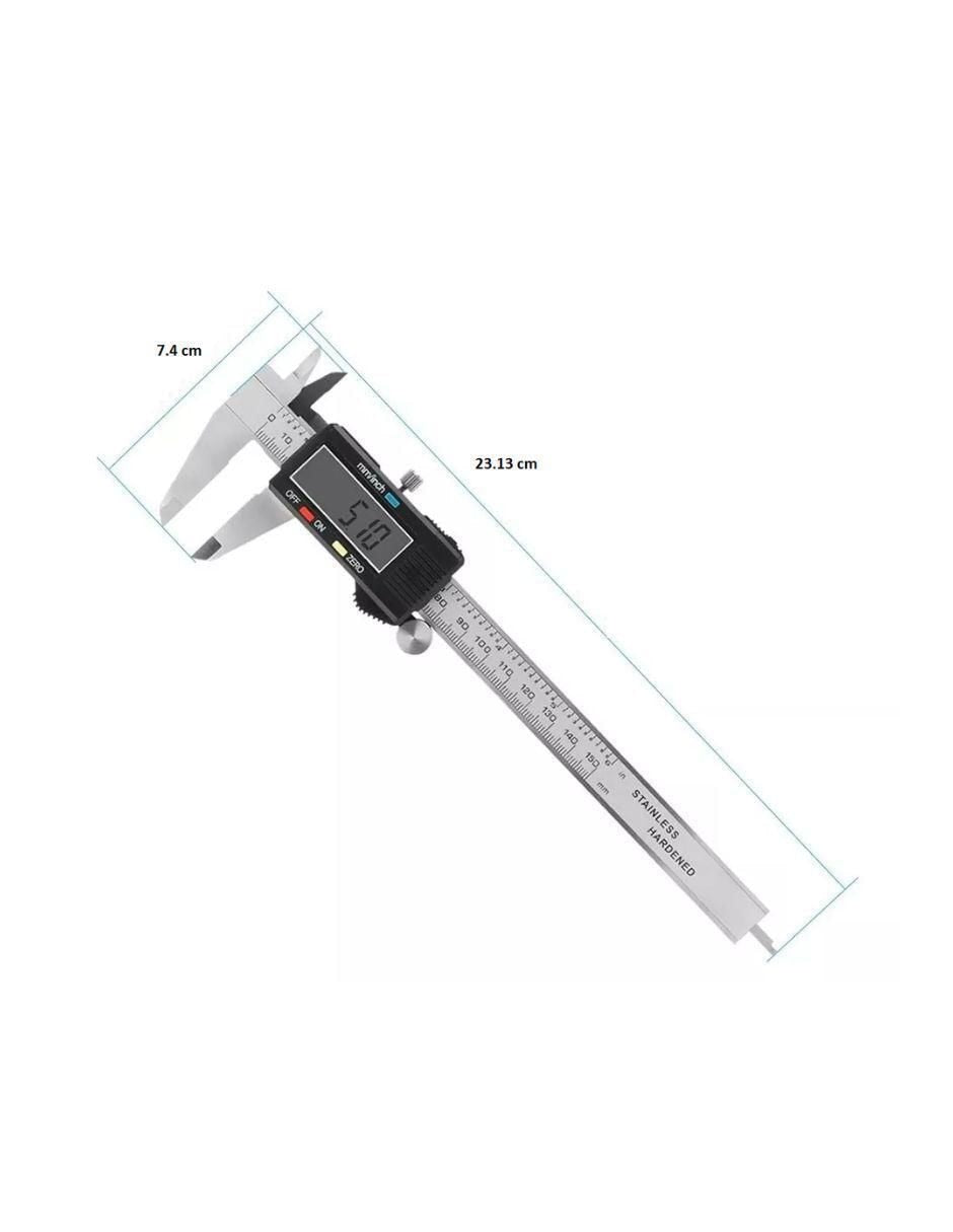 Calibrador Digital Acero Inoxidable 0-150mm - Image 4