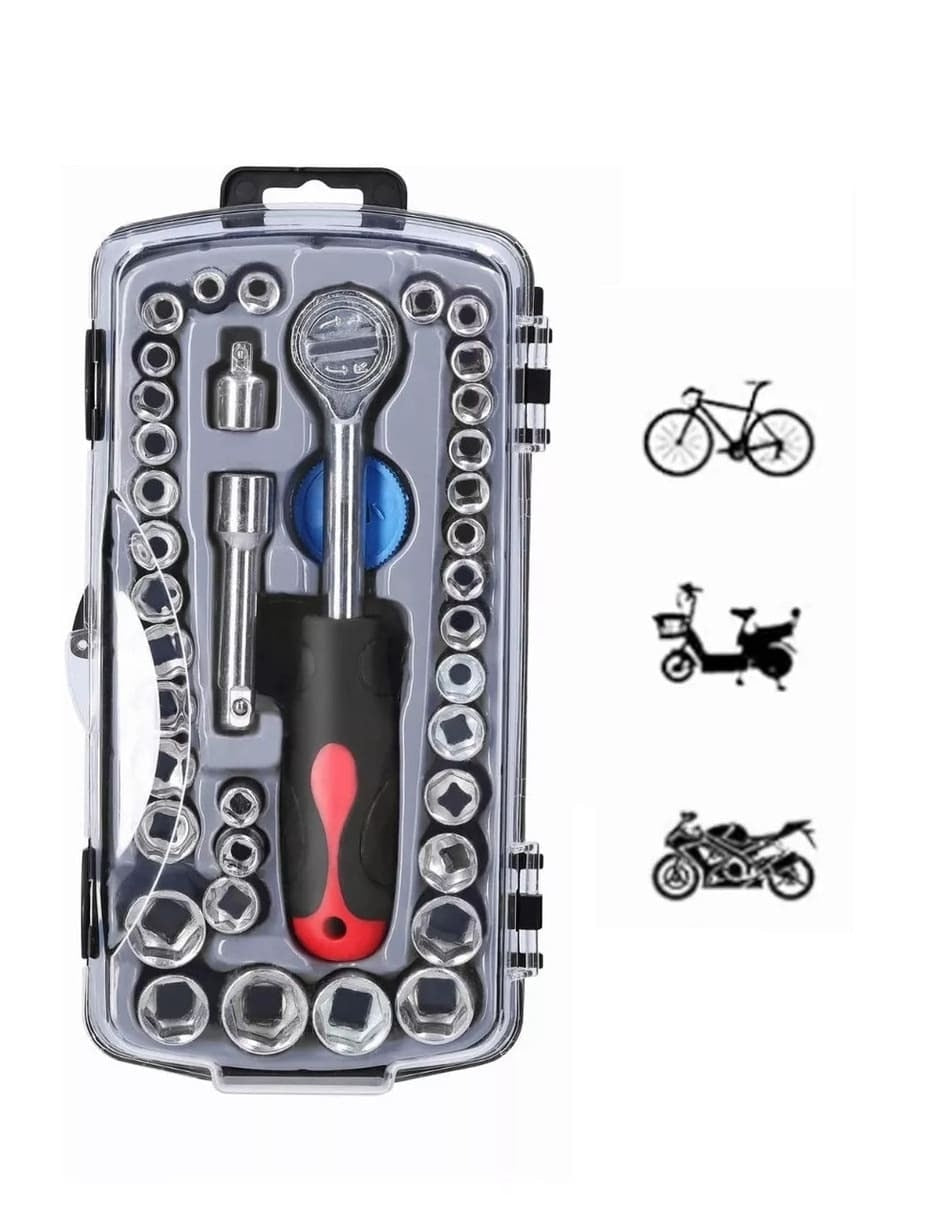 Juego de Dados Acero Carbono 34 Piezas - Image 3