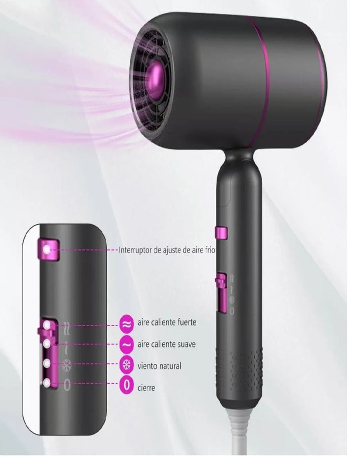 Secadora de Cabello 2000W con 3 Boquillas - Image 2