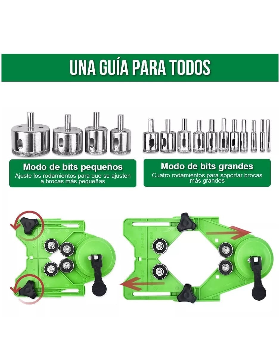 Brocas para Concreto Diamante Acero al Carbono 16 Piezas - Image 3