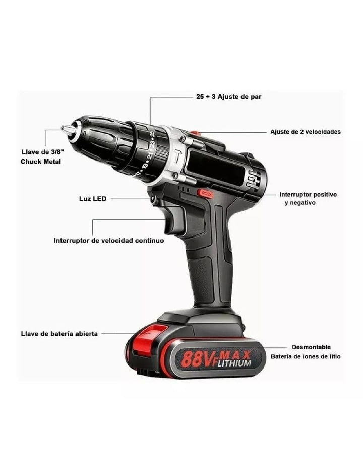 Taladro Atornillador Inalámbrico 110-120V - Image 2