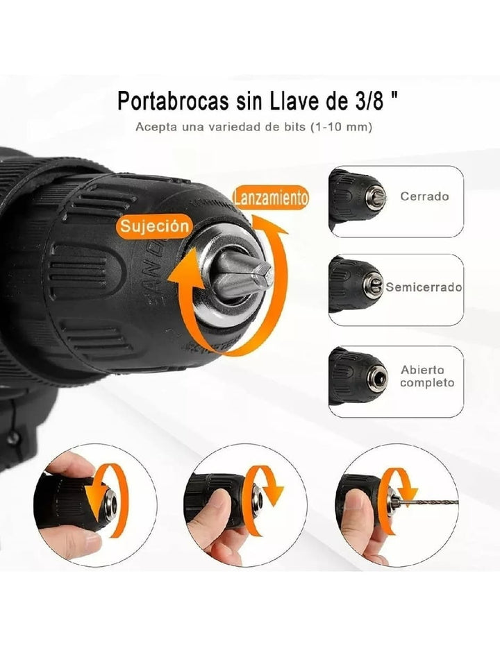 Taladro Atornillador Inalámbrico 110-120V - Image 3