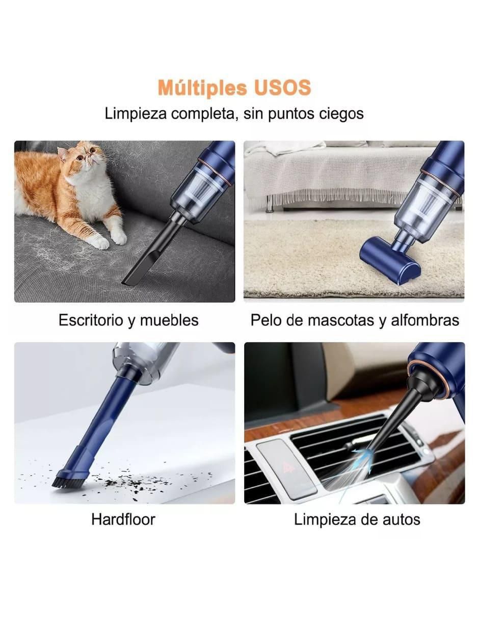 Aspiradora de Mano Inalámbrica 6000 PA 120W - Image 3