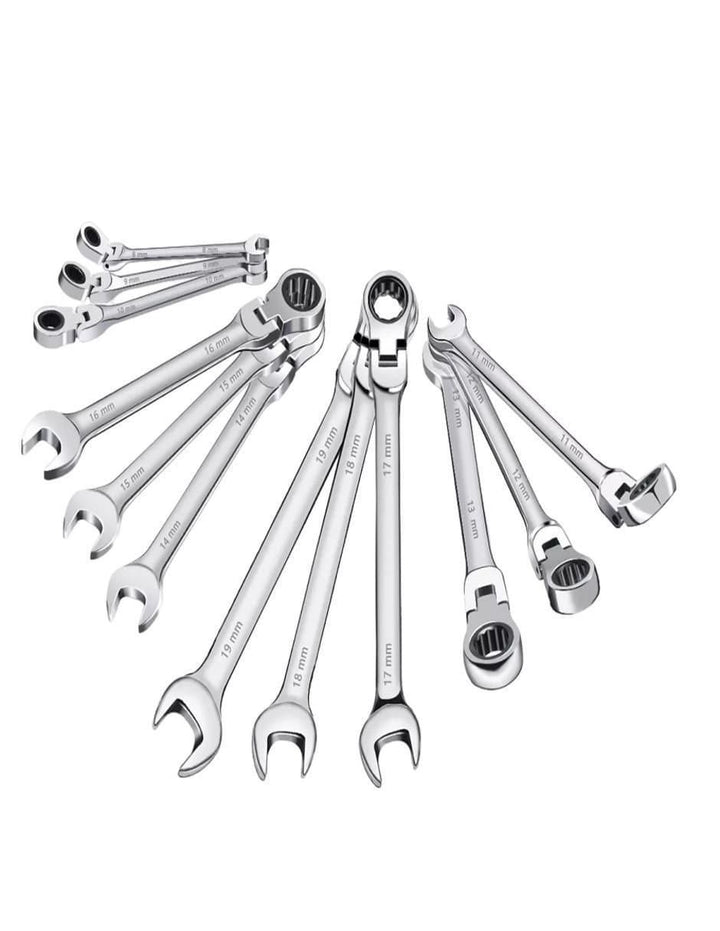 Juego Llaves Inglesas Ajustables Acero Inoxidable 28 Piezas - Image 1