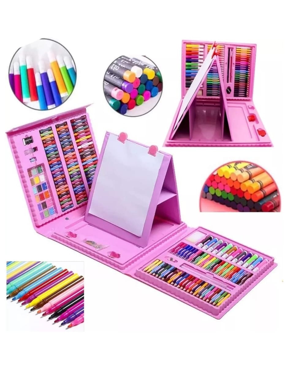 Set de Lápices de Color Triangular 204 Piezas - Image 2