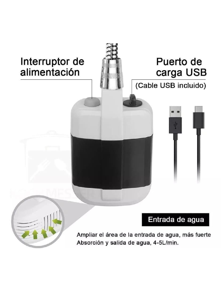 Ducha Portátil de Campismo con Batería - Image 3