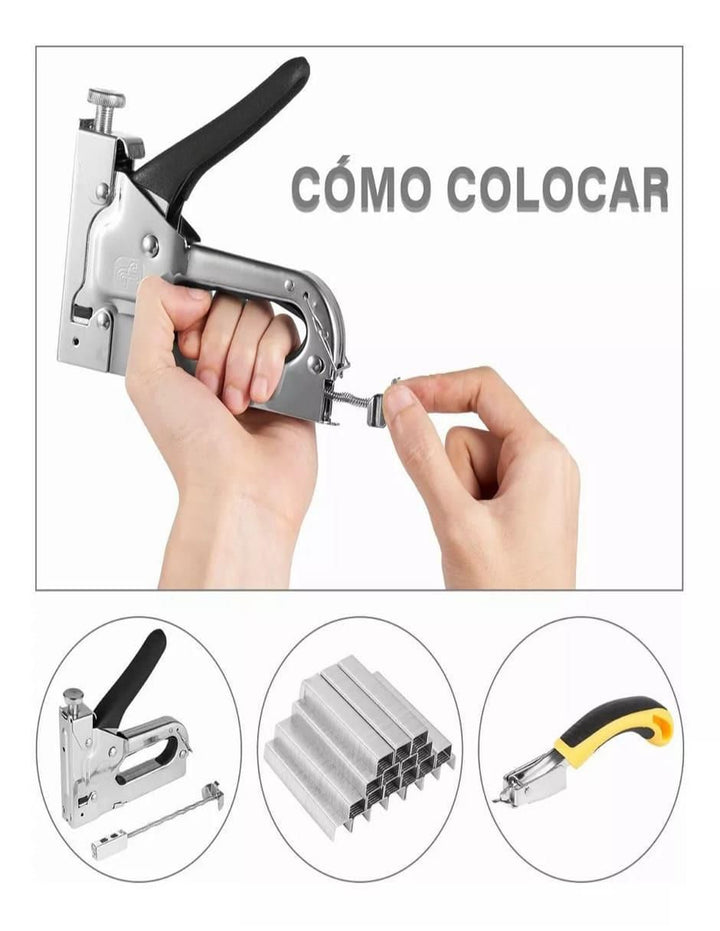 Engrapadora Manual Acero Capacidad 200 Grapas - Image 2
