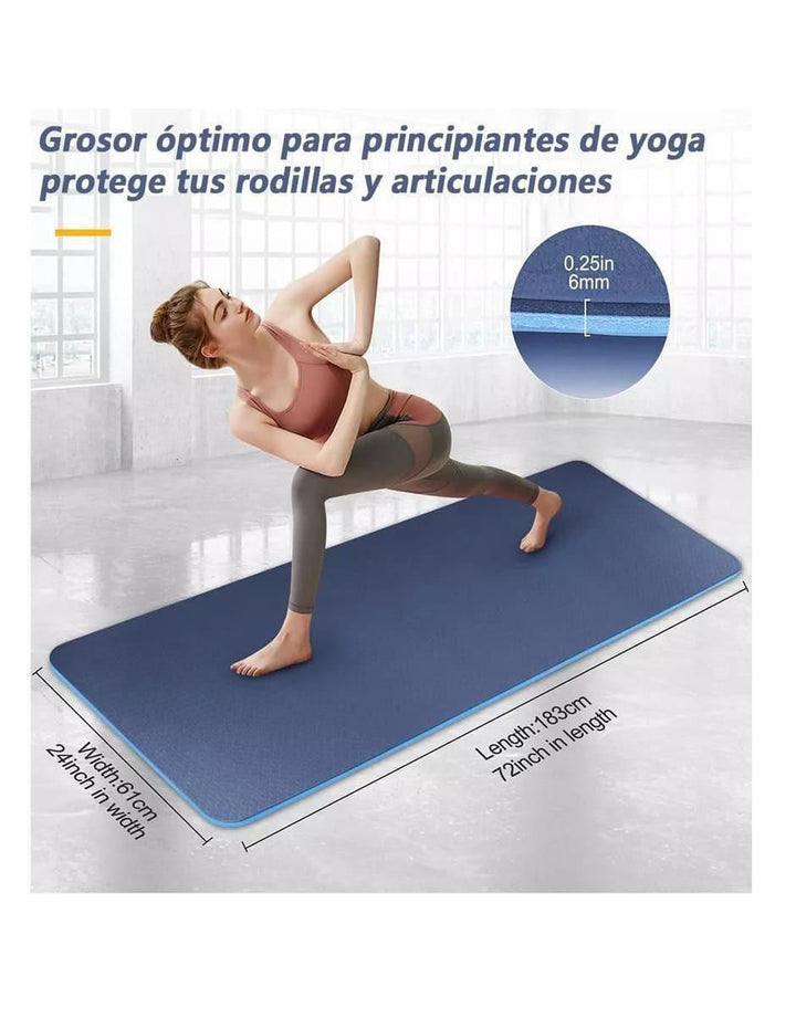 Tapete Yoga TPE Anti desgarró - Image 2