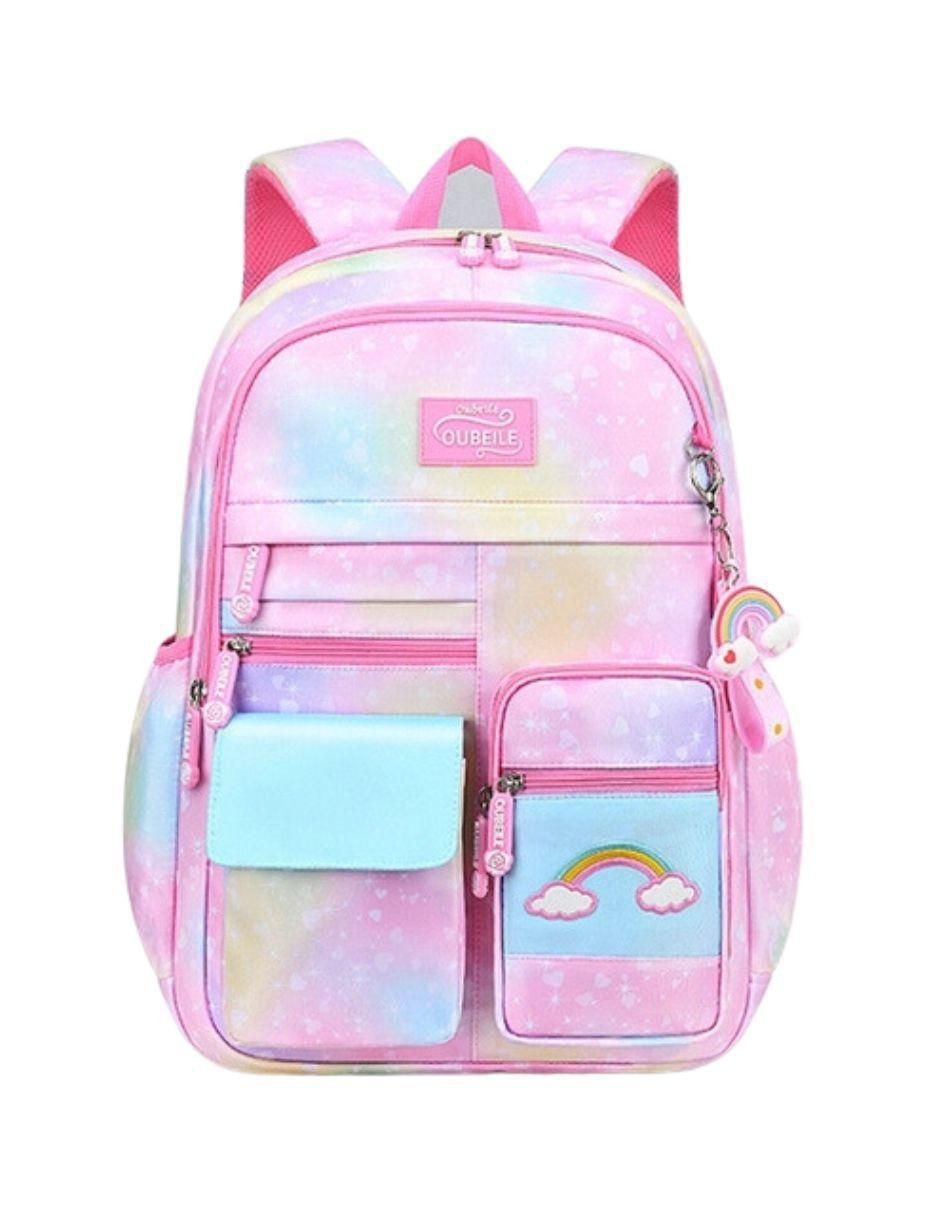 Mochila Escolar Arcoíris Impermeable Unisex - Image 1