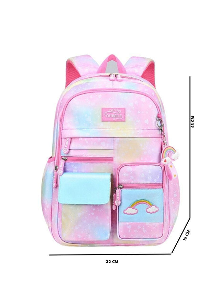 Mochila Escolar Arcoíris Impermeable Unisex - Image 5