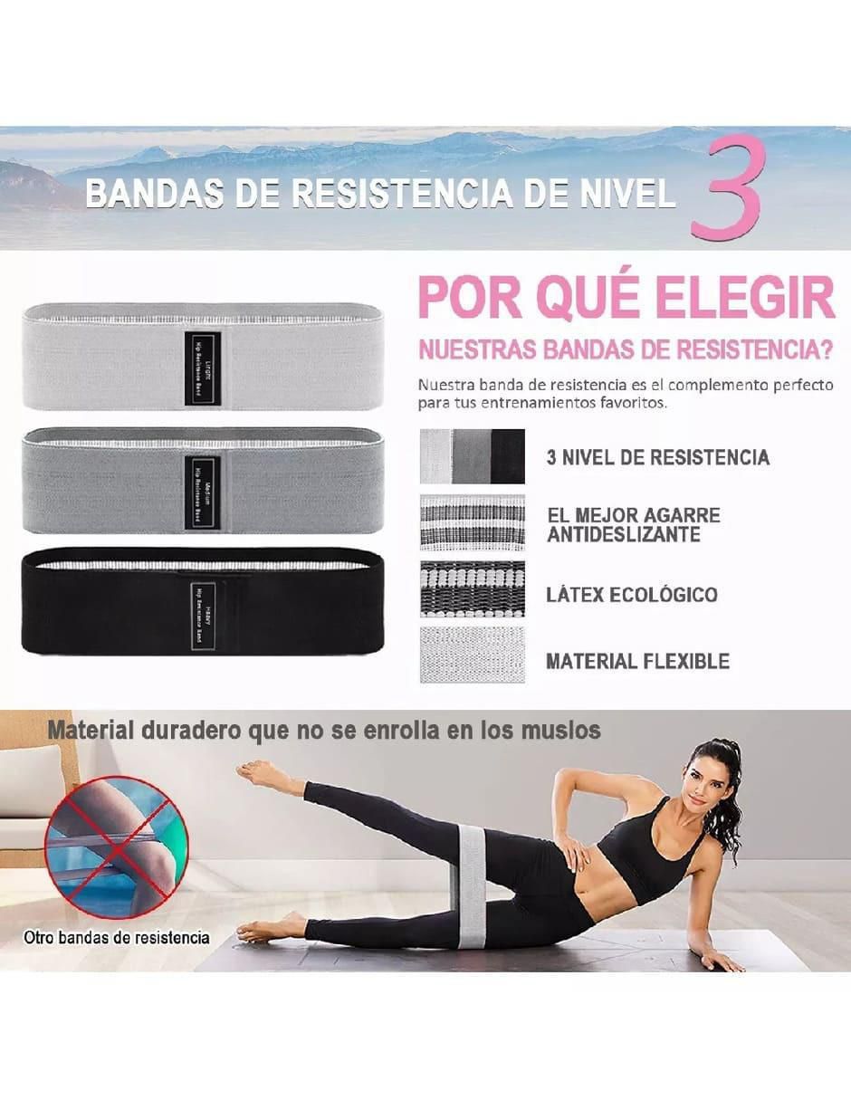 Bandas de Yoga 3 Piezas Resistencia Variable - Image 2