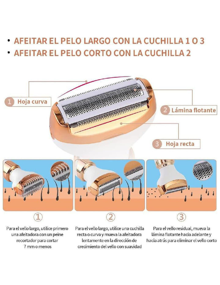 Depiladora Facial Eléctrica para Mujer - Image 2
