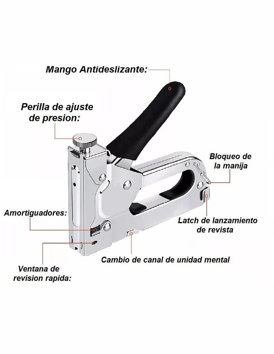 Engrapadora Manual Acero Cromado Grapas 22/6 - Image 2
