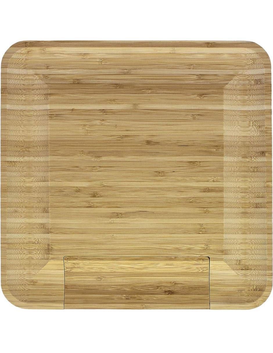 Tabla de Queso de Bambú con Cuchillos 6 piezas - Image 1