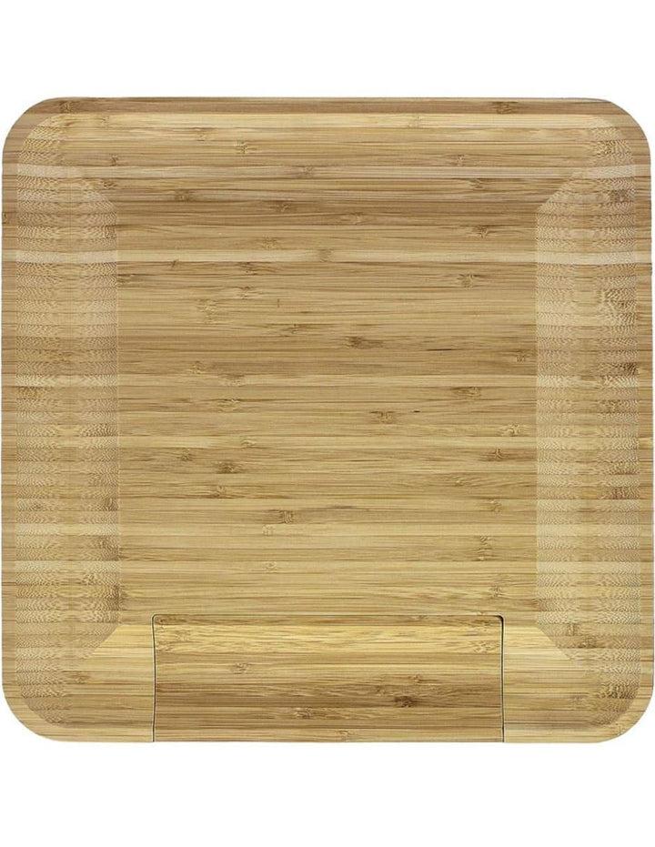 Tabla de Queso de Bambú con Cuchillos 6 piezas - Image 1