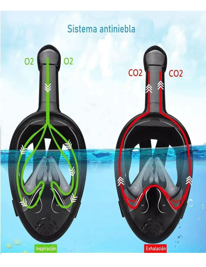 Máscara de Buceo Completa con Accesorios - Image 4