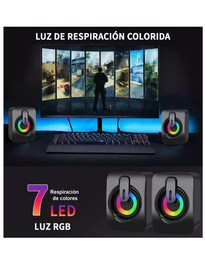 Bocina Alámbrica Estéreo 6W - Image 3