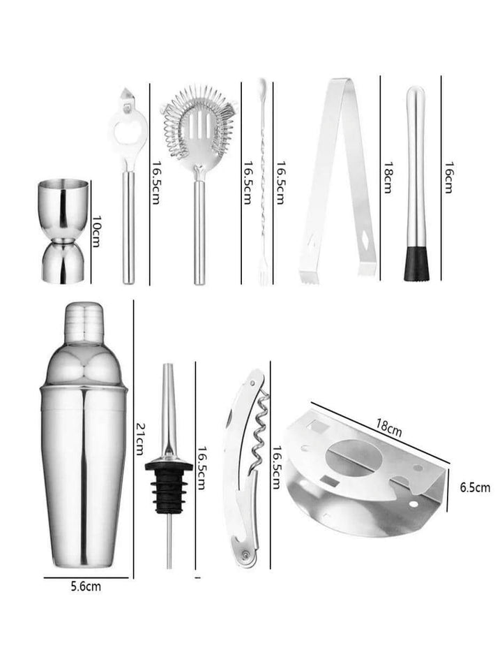 Set de Coctelería Acero Inoxidable 6 Piezas - Image 3