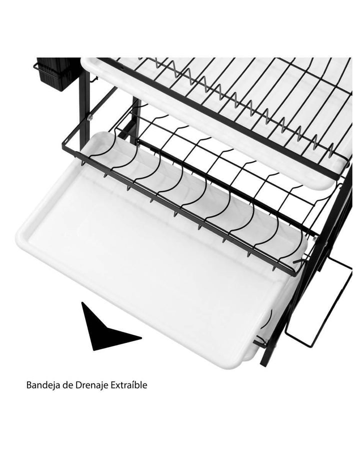 Escurridor de Trastes HOUZER Acero Carbono 3 Niveles - Image 3