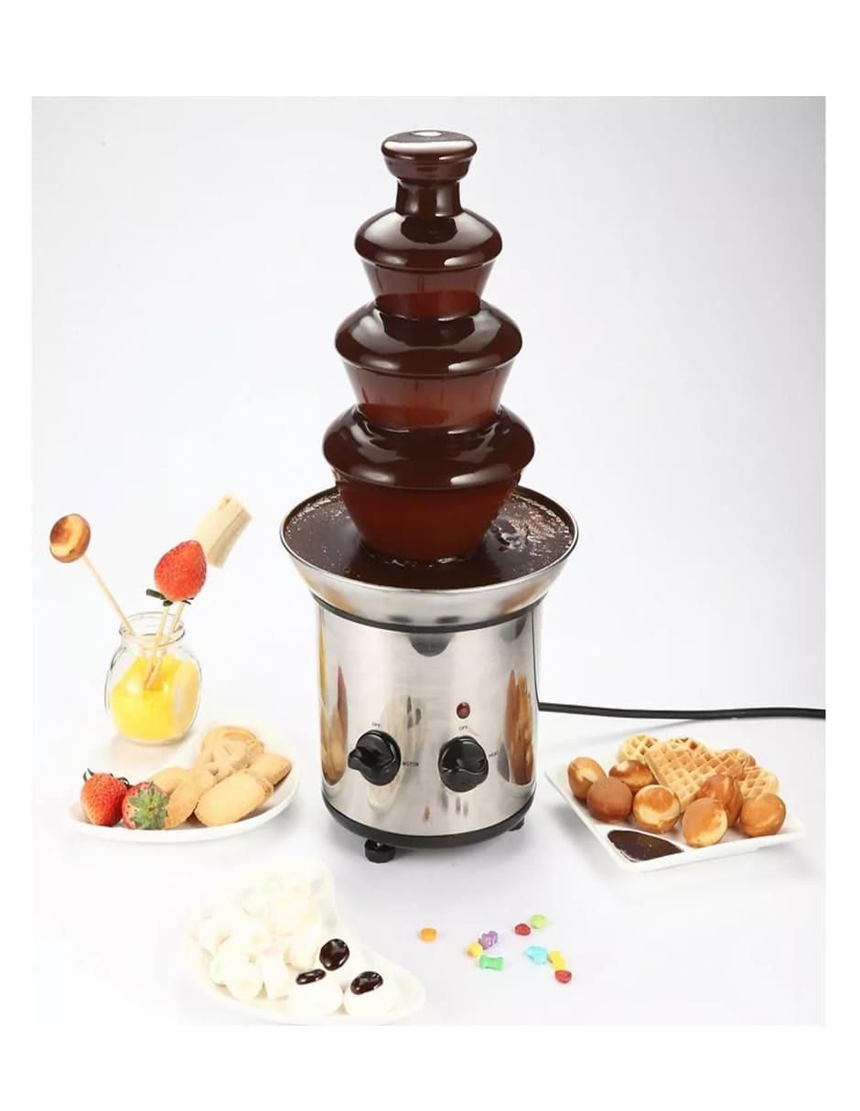Fuente de Chocolate Giratoria 4 Capas Acero Inoxidable - Image 2