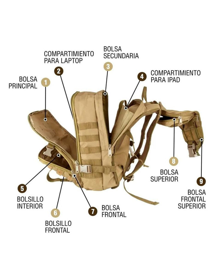 Mochila Petukita Box 600D para Viaje - Image 4
