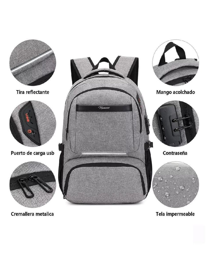Mochila Nanwei Impermeable Unisex - Image 2