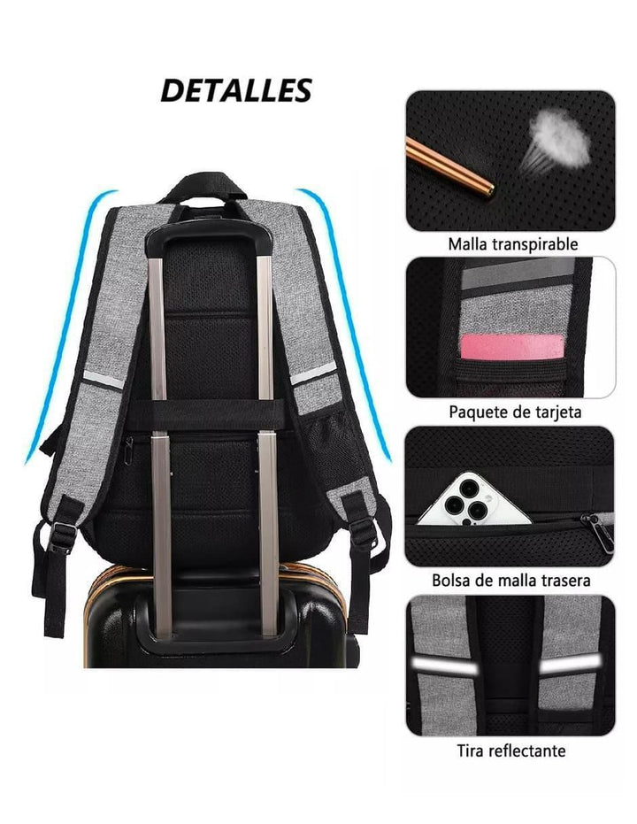 Mochila Nanwei Impermeable Unisex - Image 3