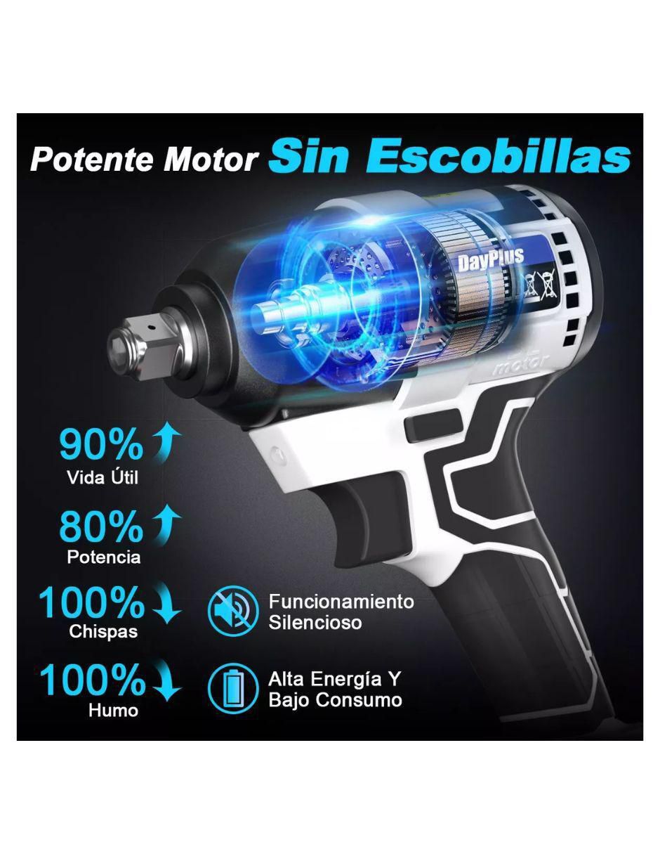 Llave de Impacto 420 N.m Mandril Doble - Image 3