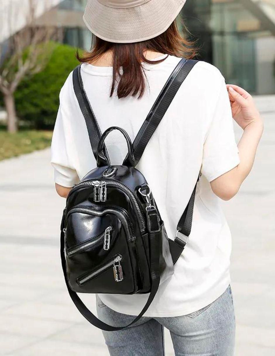 Mochila de Cuero Sintetico para Mujer - Image 6