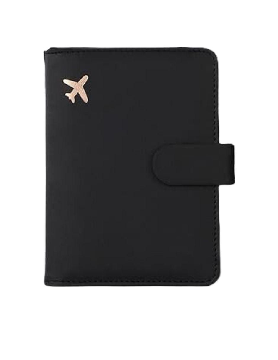Tarjetero de Piel Sintetica para Pasaporte y Documentos - Image 1