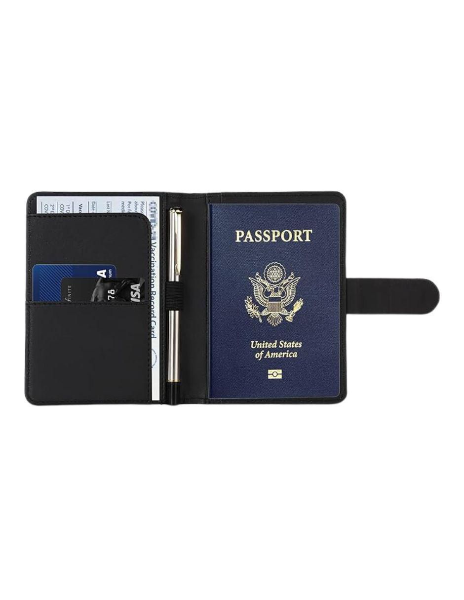 Tarjetero de Piel Sintetica para Pasaporte y Documentos - Image 2