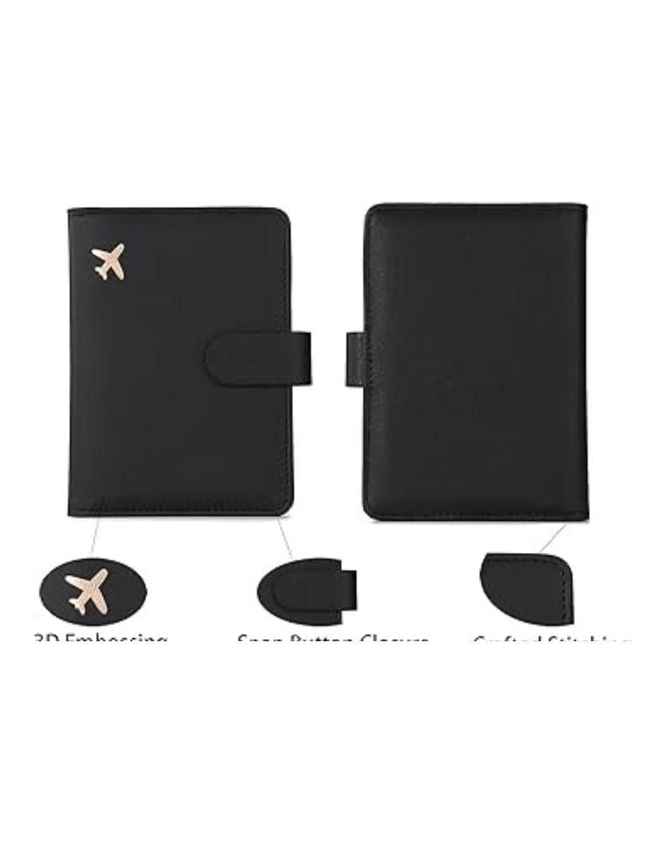 Tarjetero de Piel Sintetica para Pasaporte y Documentos - Image 3