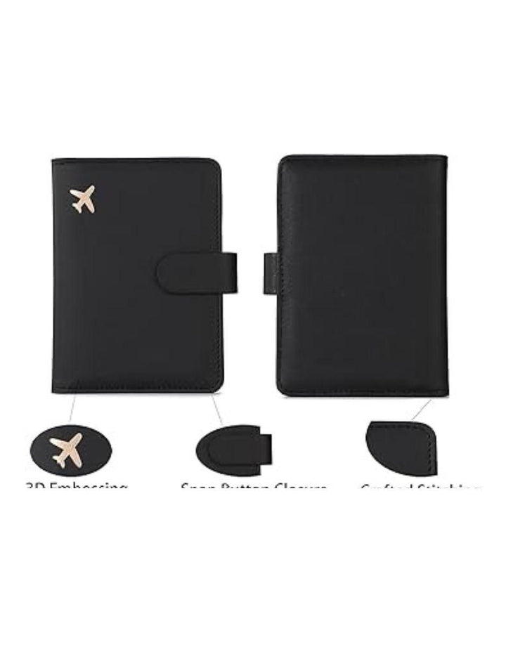 Tarjetero de Piel Sintetica para Pasaporte y Documentos - Image 3