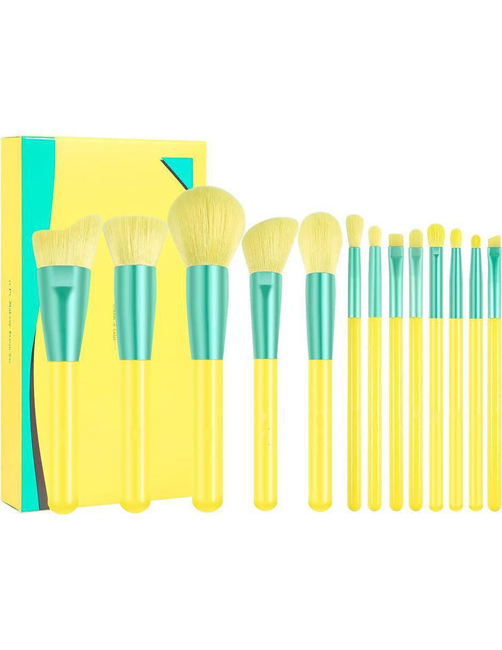 Set de 13 Brochas Maquillaje Sintéticas Profesional - Image 1