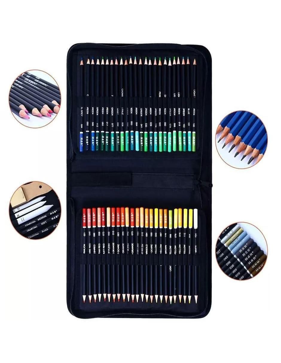 Lápices de Colores Aceitosos 120 Piezas Set - Image 2