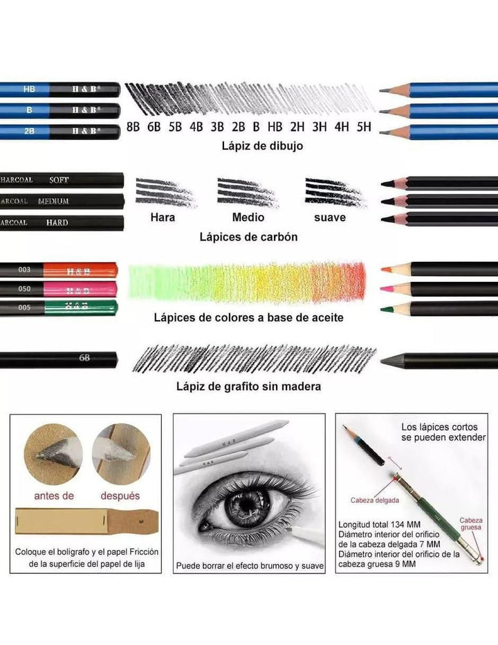 Lápices de Colores Aceitosos 120 Piezas Set - Image 4