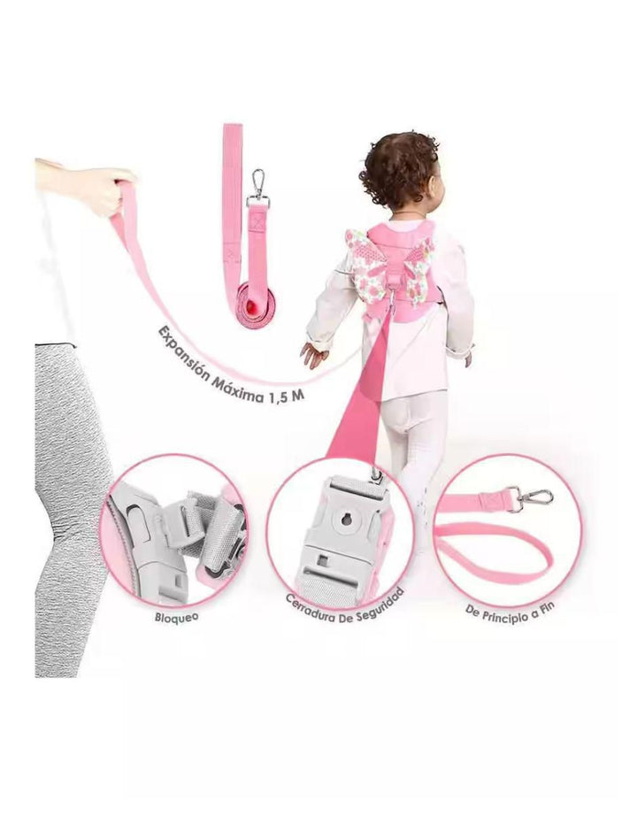 Correa de Muñeca Caminador Bebé Rosa - Image 2