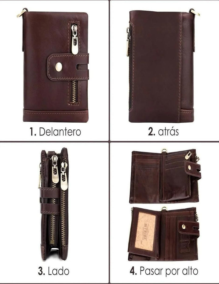 Cartera Hombre Gran Capacidad 14 Ranuras - Image 2