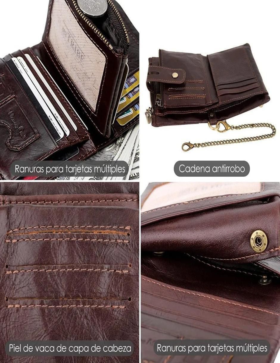 Cartera Hombre Gran Capacidad 14 Ranuras - Image 3