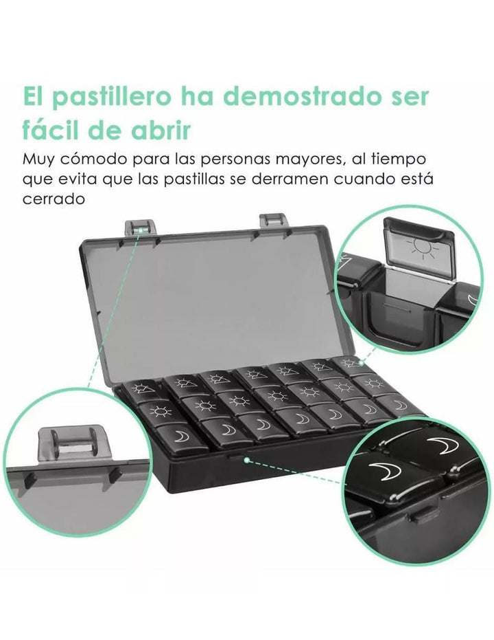 Pastillero 7 Compartimentos PP Sin BPA - Image 2