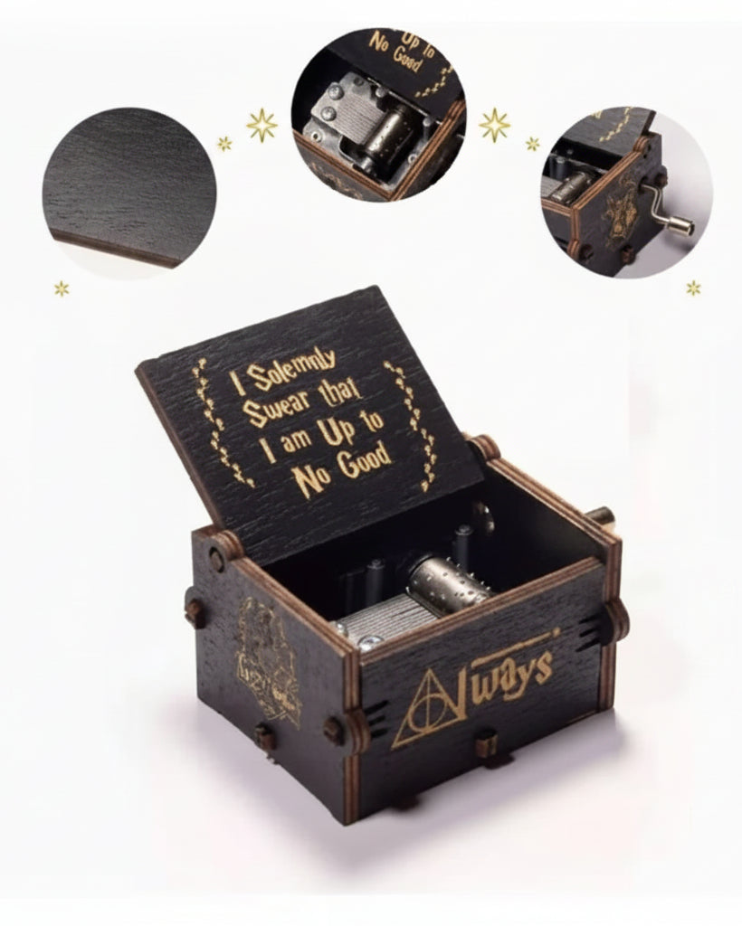 Caja Musical de Manivela con Melodía Clásica - Image 3