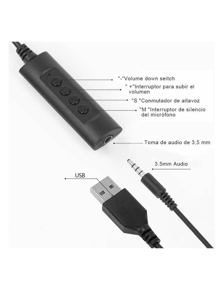 Audífonos Over-ear Alámbricos con Cancelación de Ruido - Image 2