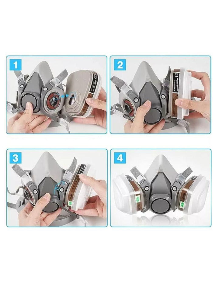 Careta de Protección Cara Completa M con Filtros - Image 1