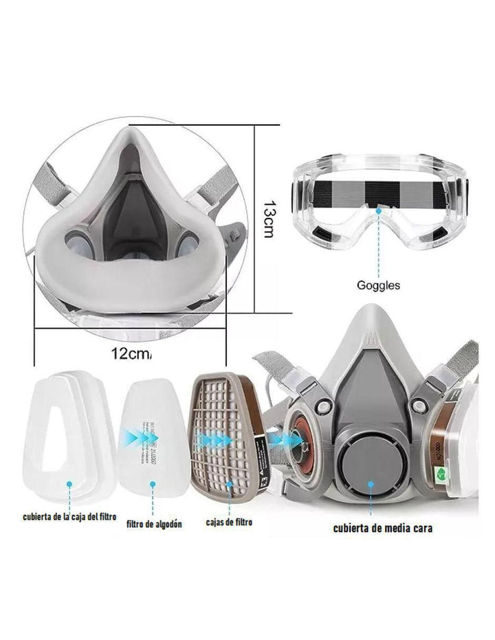 Careta de Protección Cara Completa M con Filtros - Image 3