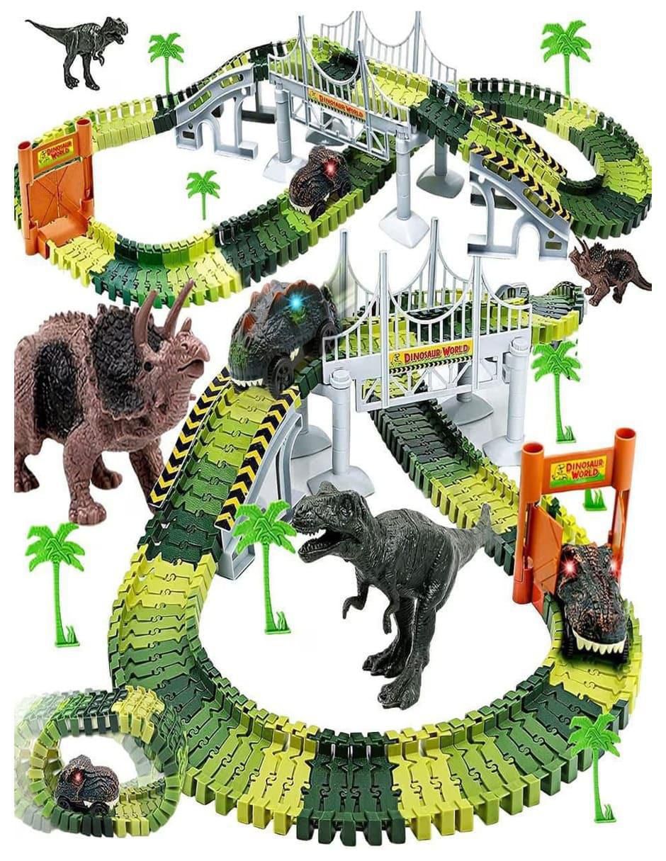 Pista Armable Dinosaurios 144 Piezas - Image 1