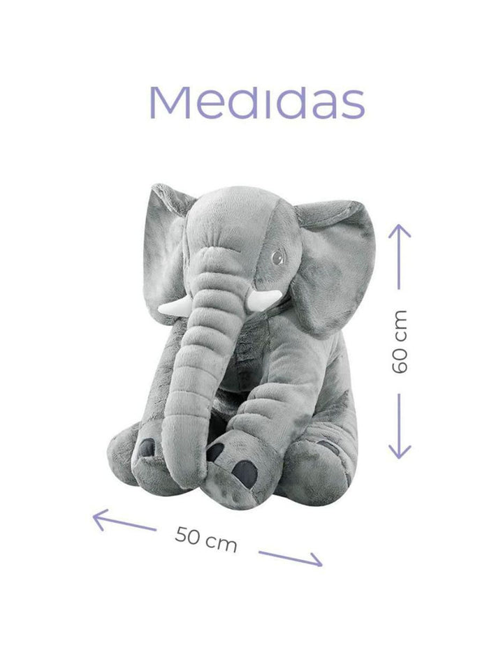 Peluche Elefante 60cm Suave - Image 3