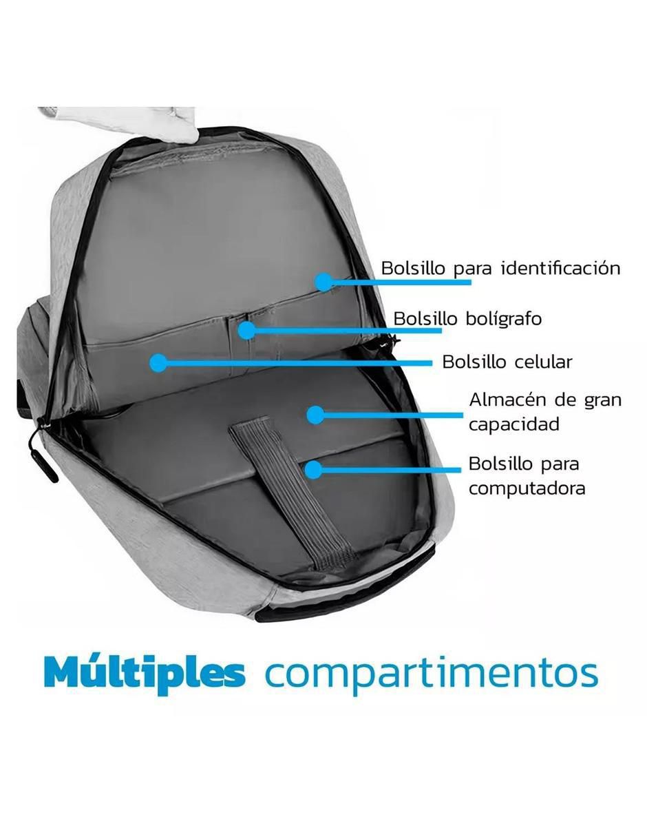 Mochila Antirrobo Impermeable con Puerto USB - Image 4