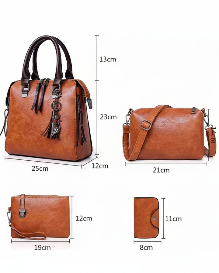 Bolsa Bandolera de Cuero para Mujer - Image 4