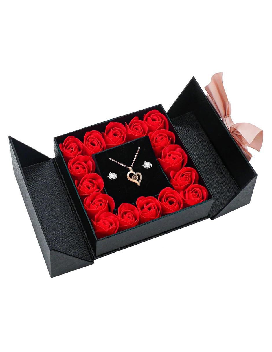 Collar de Corazón Rosa Eterna - Image 1