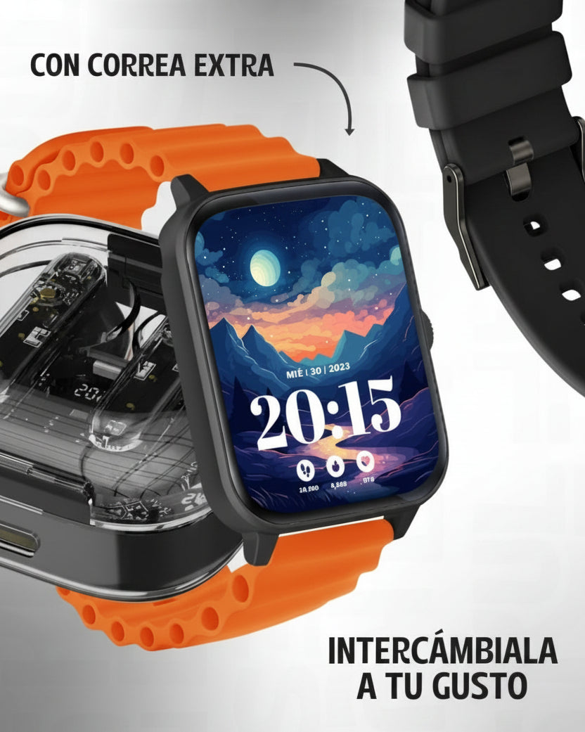 Smartwatch Binden con Audífonos Deportes - Image 4